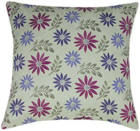 Carrera Mint Indoor Floral Decorative Pillow