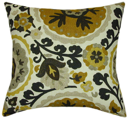 Cavallo Marble Indoor Floral Decorative Pillow