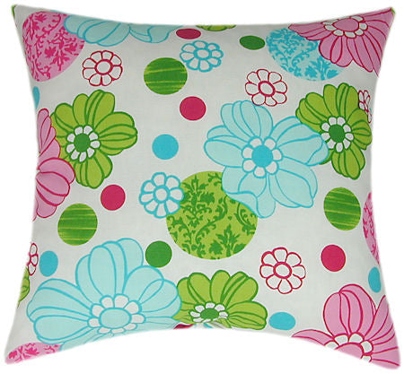 Flower Bright Indoor Floral Decorative Pillow