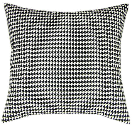 Houndstooth Print Pattern Indoor Pillow