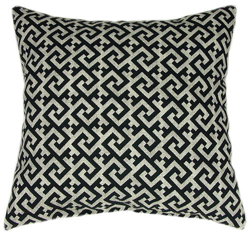 Maze Print Pattern Indoor Pillow