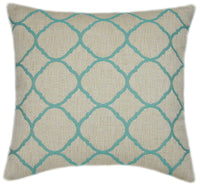 Sunbrella® Accord Jade Indoor/Outdoor Geometric Pillow