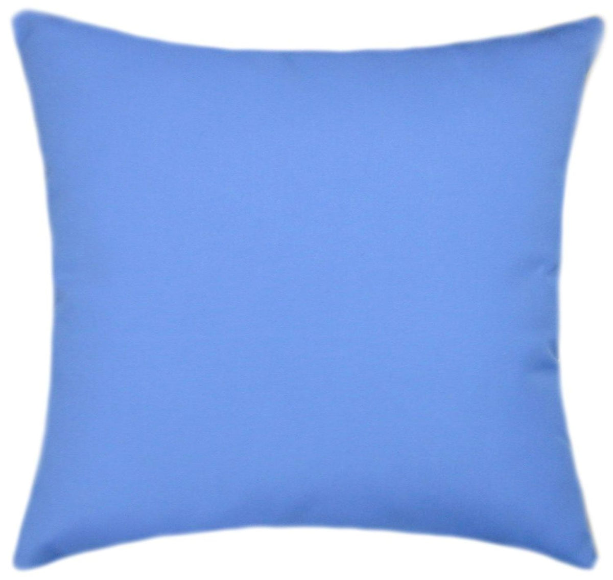 Sunbrella® Canvas Capri Blue Indoor/Outdoor Solid Color Pillow