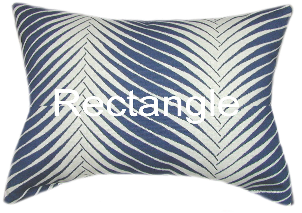 Sunbrella® Clock Out Indigo Indoor/Outdoor Floral Pillow