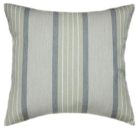 Sunbrella® Cove Pebble Indoor/Outdoor Striped Pillow