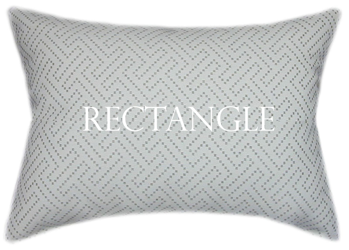 Sunbrella® Crete Cloud Indoor/Outdoor Geometric Pillow