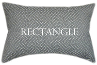 Sunbrella® Crete Stone Indoor/Outdoor Geometric Pillow