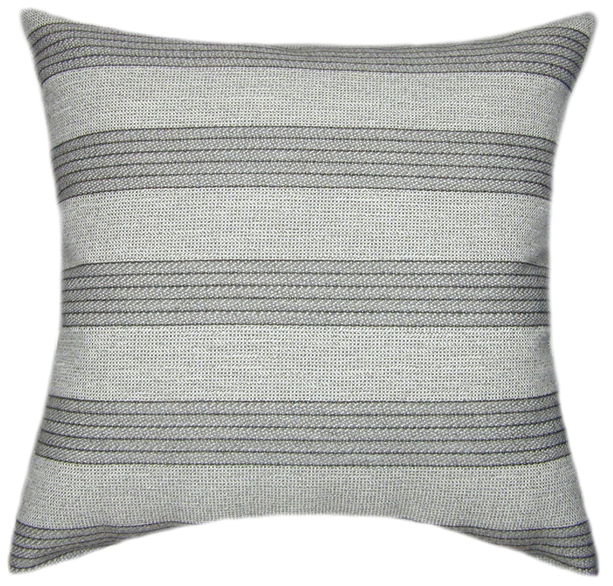Sunbrella® District Pebble Indoor/Outdoor Striped Pillow