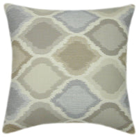 Sunbrella® Empire Dove Indoor/Outdoor Geometric Pillow