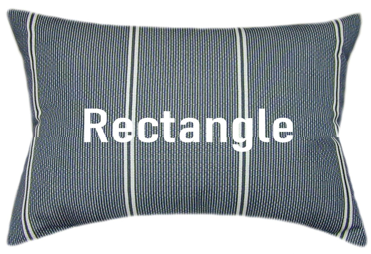 Sunbrella® Equal Ink Indoor/Outdoor Striped Pillow