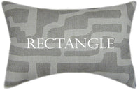 Sunbrella® Escher Greige Indoor/Outdoor Geometric Pillow