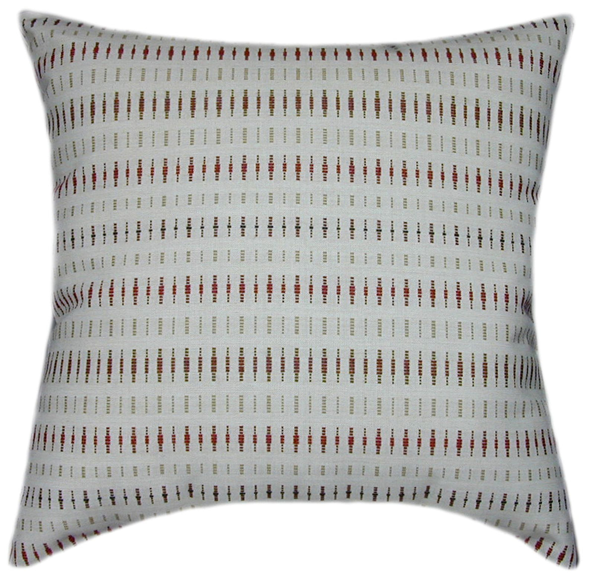 Sunbrella® Esti Crimson Indoor/Outdoor Geometric Pillow