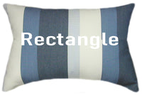 Sunbrella® Gateway Coast Indoor/Outdoor Striped Pillow