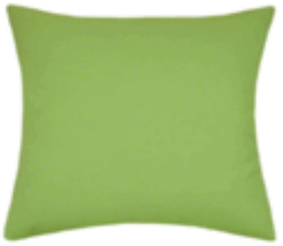 Sunbrella® Canvas Gingko Green Indoor/Outdoor Solid Color Pillow