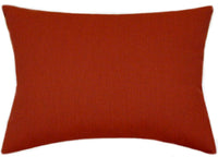 Sunbrella® Canvas Henna Indoor/Outdoor Solid Color Pillow