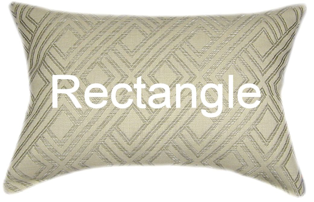 Sunbrella® Integrated Pewter Indoor/Outdoor Geometric Pillow