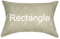 Sunbrella® Integrated Pewter Indoor/Outdoor Geometric Pillow
