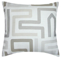 Sunbrella® Labyrinth Cloud Indoor/Outdoor Geometric Pillow