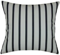 Sunbrella® Lido Indigo Indoor/Outdoor Striped Pillow