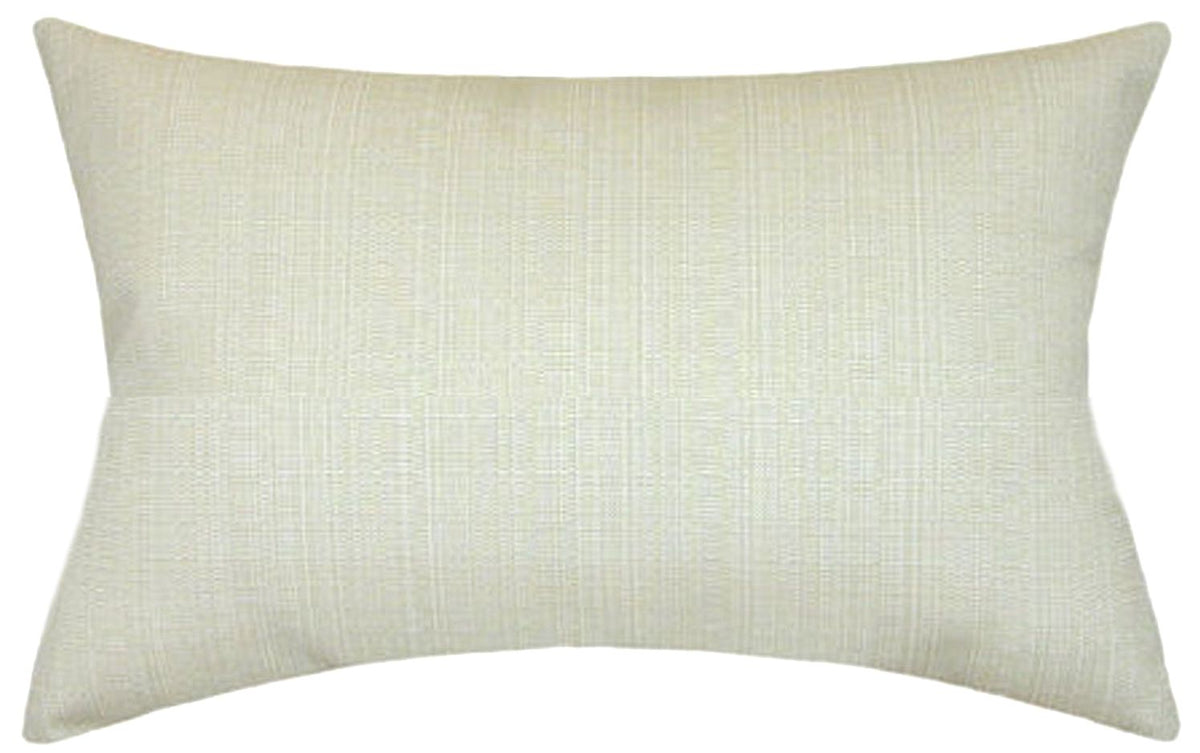 Sunbrella® Linen Canvas Indoor/Outdoor Textured Solid Color Pillow