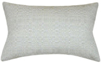 Sunbrella® Linen Silver Indoor/Outdoor Textured Solid Color Pillow