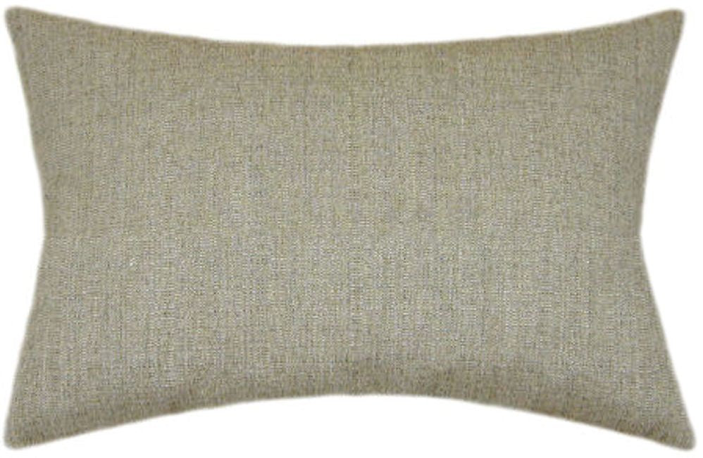 Sunbrella® Linen Stone Indoor/Outdoor Textured Solid Color Pillow