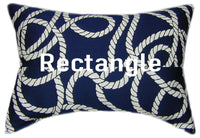 Sunbrella® Maritime Nautical Indoor/Outdoor Geometric Pillow