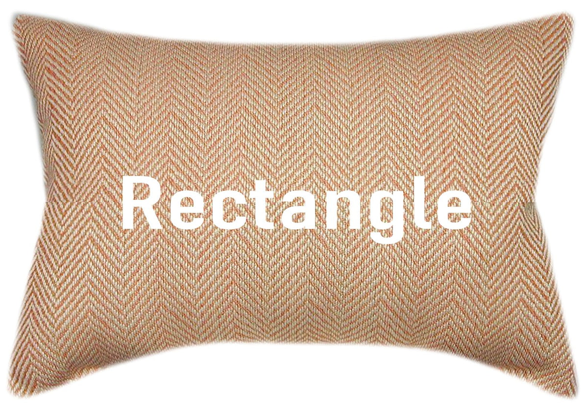 Sunbrella® Posh Coral Indoor/Outdoor Geometric Pillow