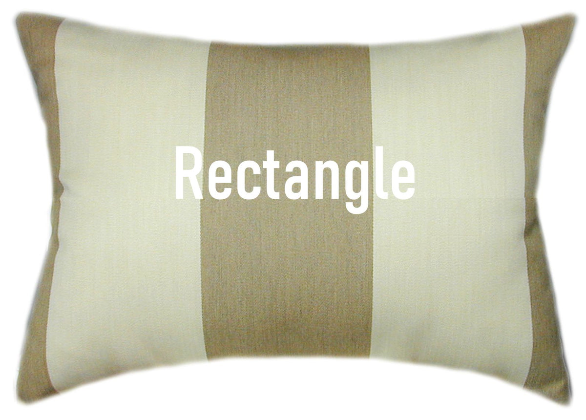 Sunbrella® Regency Sand II Indoor/Outdoor Striped Pillow