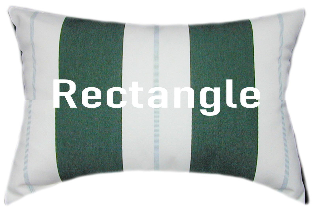 Sunbrella® Relate Ivy Indoor/Outdoor Striped Pillow