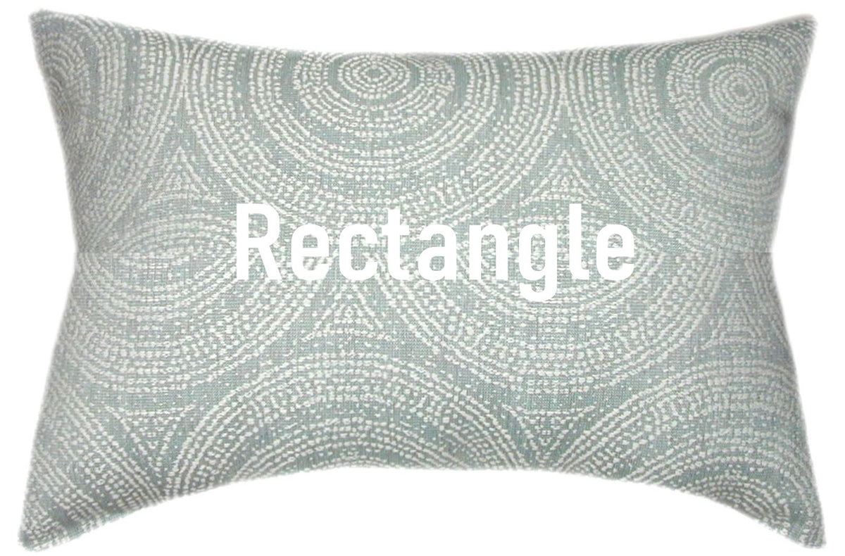 Sunbrella® Santara Mist Indoor/Outdoor Geometric Pillow