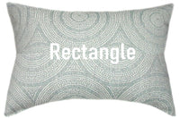 Sunbrella® Santara Mist Indoor/Outdoor Geometric Pillow