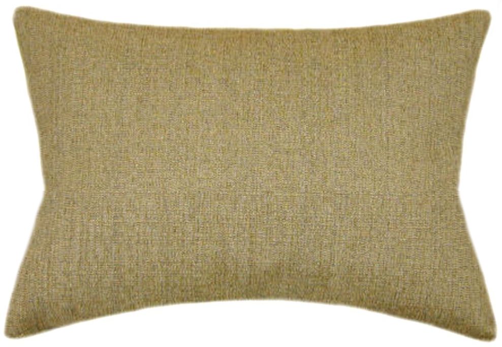 Sunbrella® Linen Sesame Indoor/Outdoor Textured Solid Color Pillow