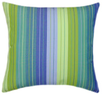 Sunbrella® Seville Seaside Indoor/Outdoor Striped Pillow