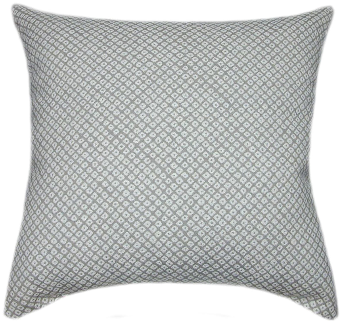 Sunbrella® Shibori Silver Indoor/Outdoor Geometric Pillow