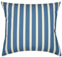 Sunbrella® Shore Regatta Indoor/Outdoor Striped Pillow