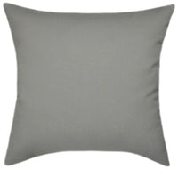 Sunbrella® Spectrum Graphite Indoor/Outdoor Textured Solid Color Pillow