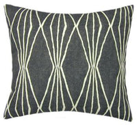 Allen Charcoal Pattern Indoor Pillow