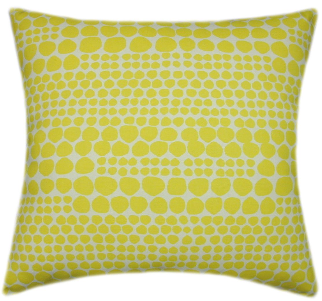 Ameil Yellow Print Pattern Indoor Pillow