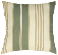 Bottleglass Stripe Indoor Striped Pillow