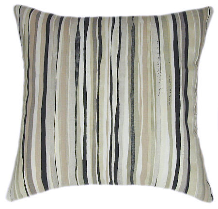 Driftwood Stripe Indoor Striped Pillow