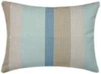 Sunbrella® Gateway Mist Indoor/Outdoor Striped Pillow