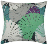 Palm Frond Indoor Floral Decorative Pillow