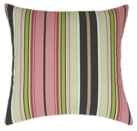 Retro Black Indoor Striped Pillow