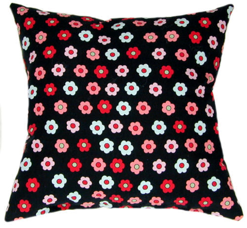 Retro Flower Print Pattern Indoor Pillow