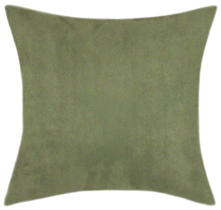 Sage Suede Solid Color Indoor Pillow