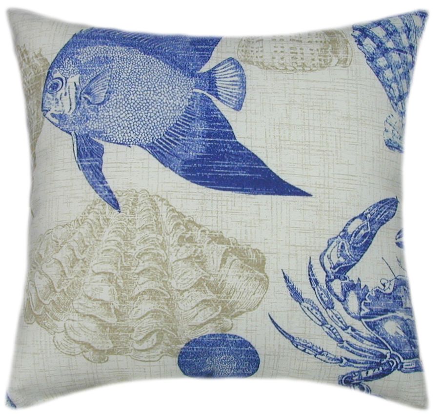 Seaside (OUTDOOR) Print Pattern Indoor Pillow