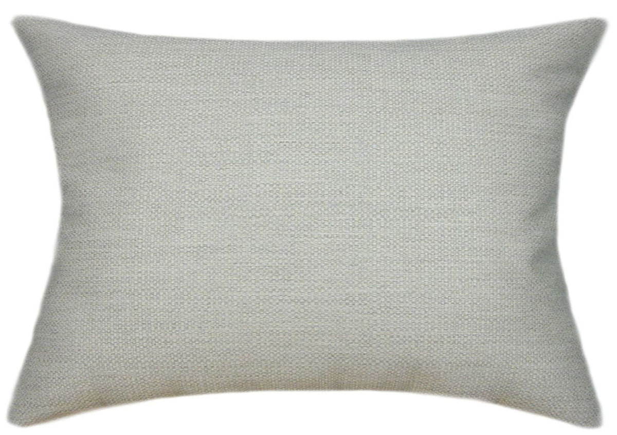 Sunbrella® Action Ash Indoor/Outdoor Textured Solid Color Pillow