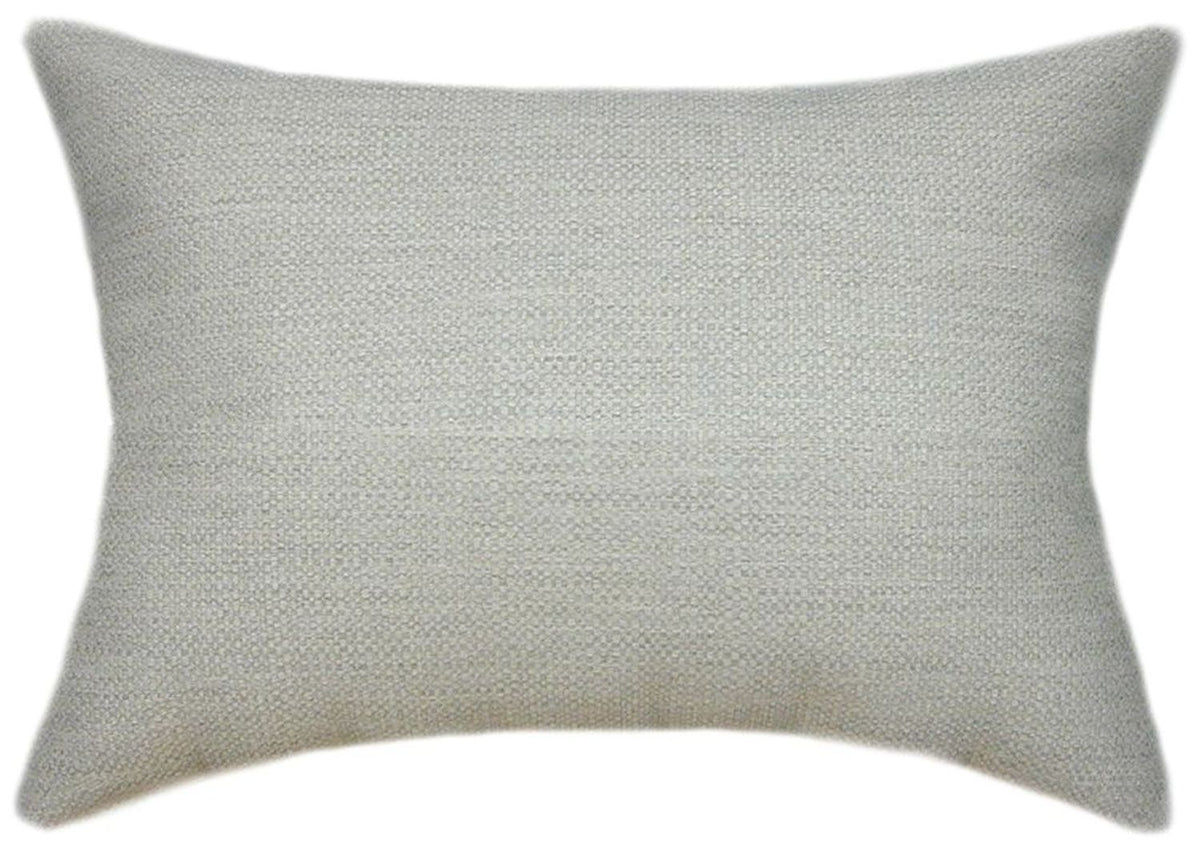 Sunbrella® Action Ash Indoor/Outdoor Textured Solid Color Pillow