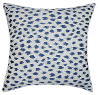 Sunbrella® Agra Indigo Indoor/Outdoor Geometric Pillow